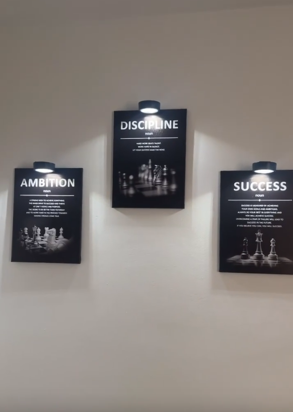 لوحات الطموح والانضباط والنجاح  | LEVELX