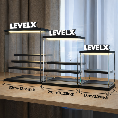 بوكس عرض فيقرات أكريليك مع إضاءة ليد