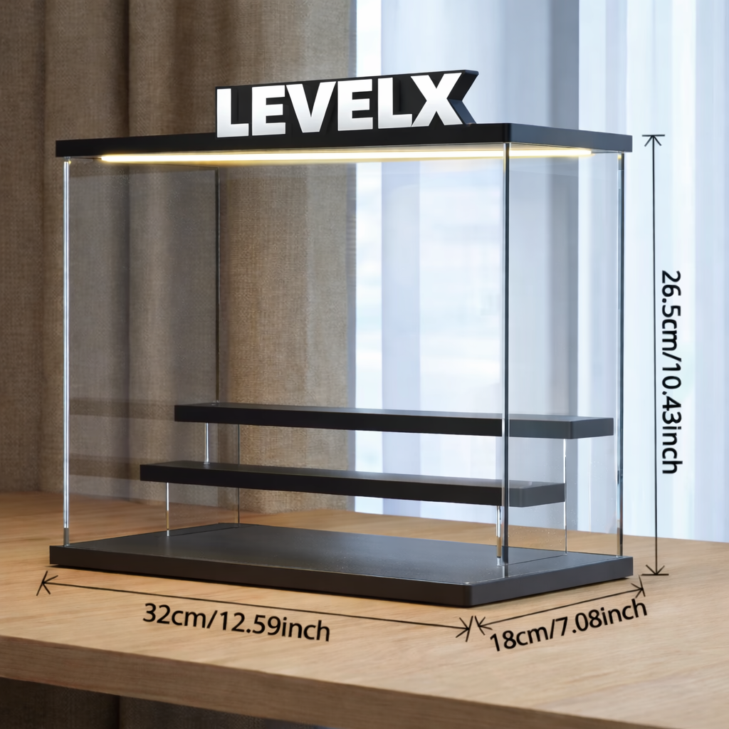 بوكس عرض فيقرات أكريليك مع إضاءة ليد