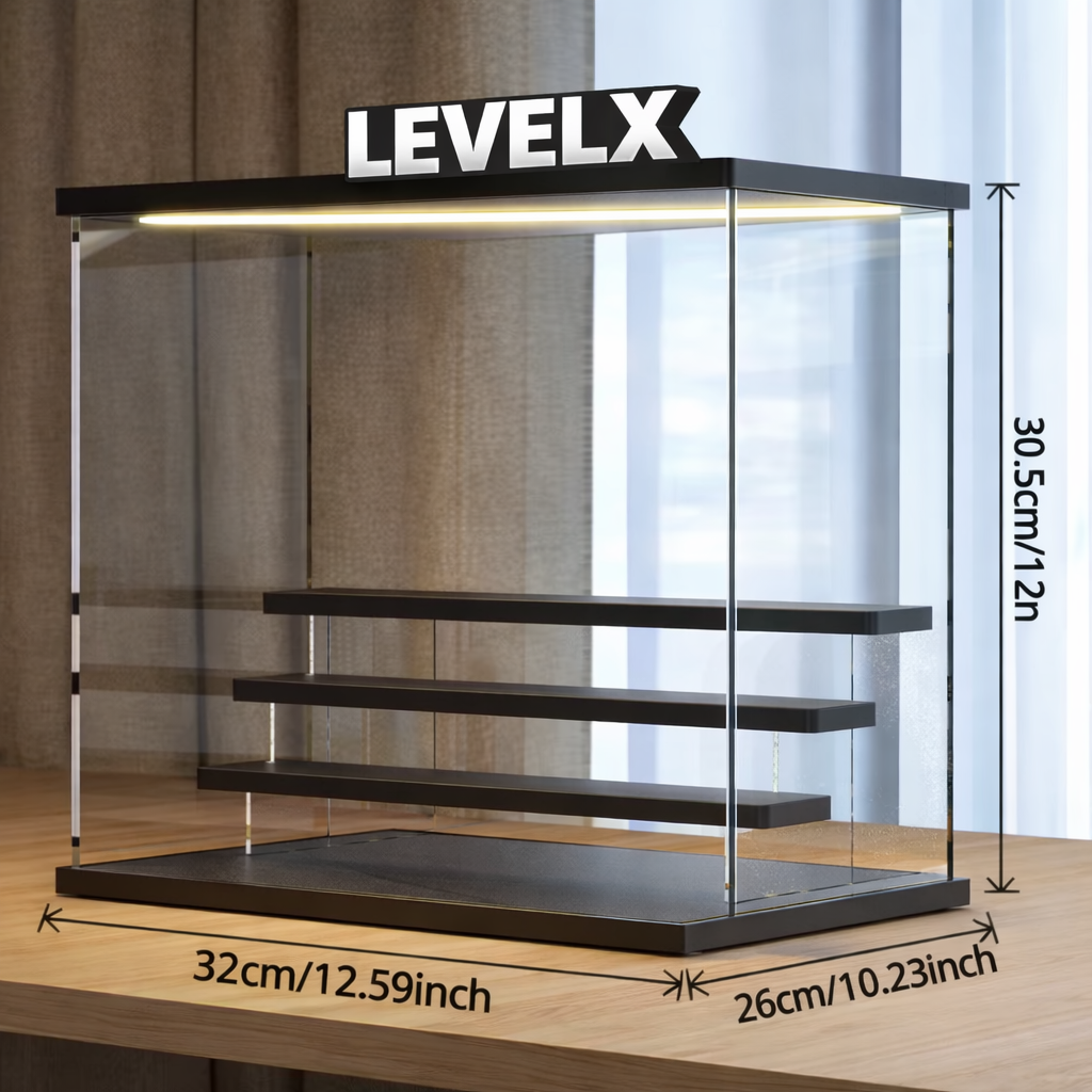 بوكس عرض فيقرات أكريليك مع إضاءة ليد