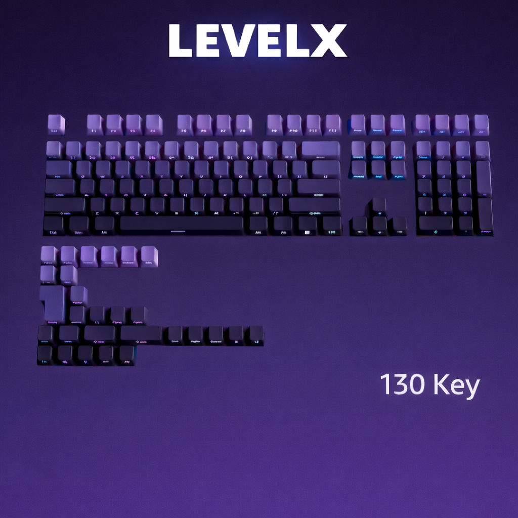 LEVELX CORE 130 – Keycaps🎁 LEVELXمع هدية من