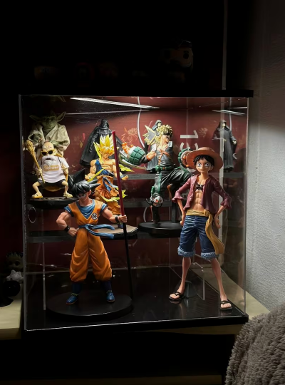 بوكس عرض فيقرات أكريليك مع إضاءة ليد